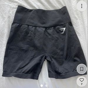 Gymshark vital seamless black marl size small.